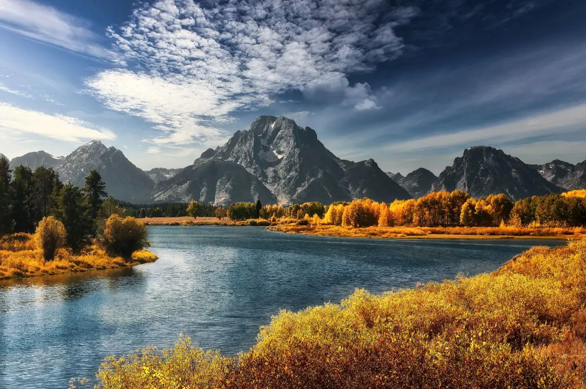 Tetons - Fall at Oxbow Bend