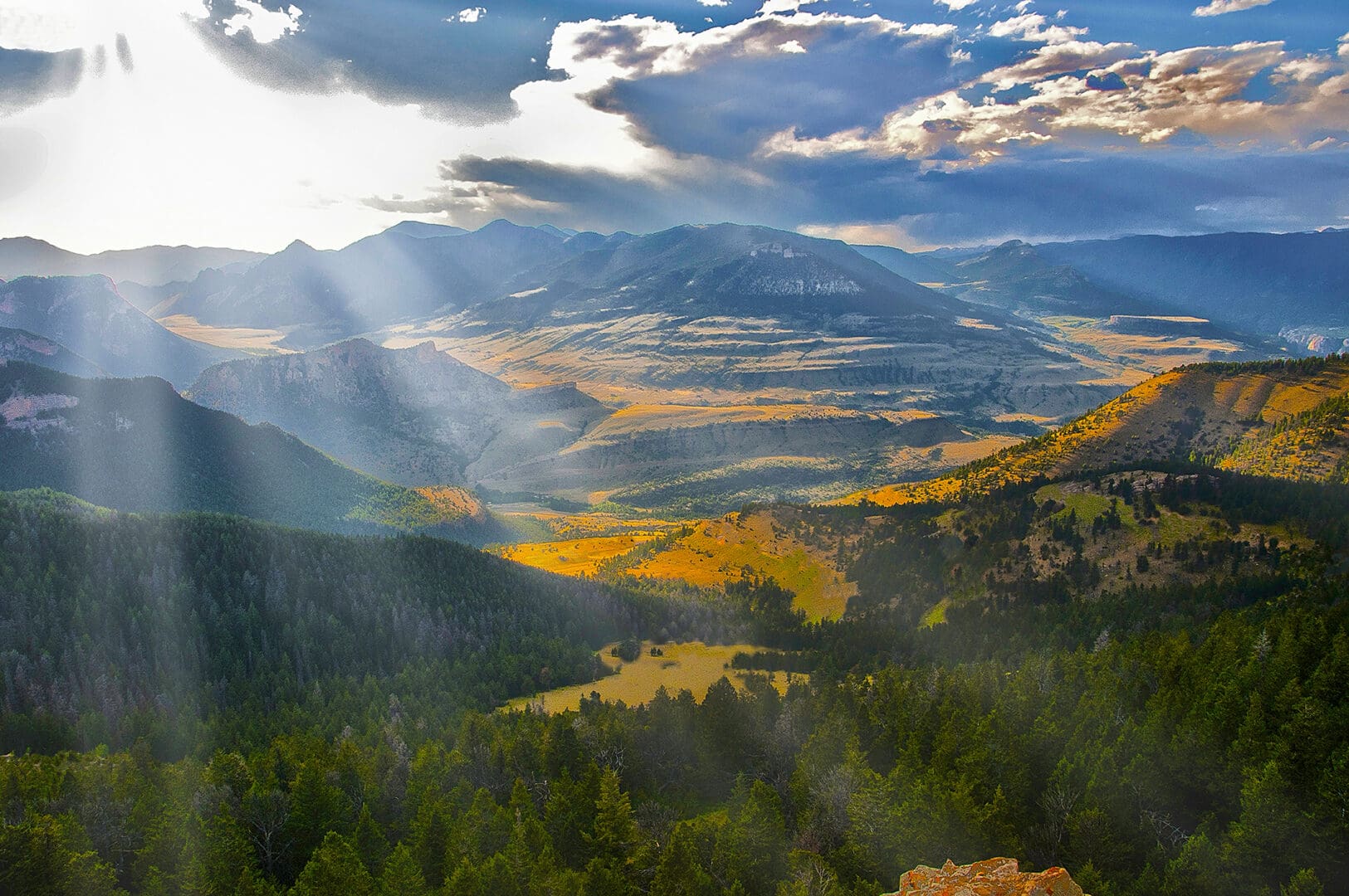 Sunlight Basin Absaroka Light Photography